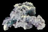 Purple and Green, Sparkly Botryoidal Grape Agate - Indonesia #146863-1